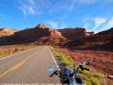 Scenic motorcycle road in USA