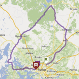 Tour 43:Turku-Aura-Riihikoski-Yläne-Mynämäki-Merimasku-Turku