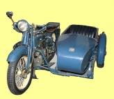 Ace Motorcycle with Sidecar