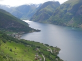 VANGER + Fjord von oben