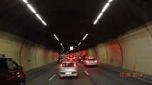 Oslo tunnel, heavy traffic