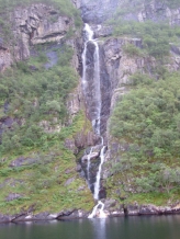 Waterfall at Lysefiord