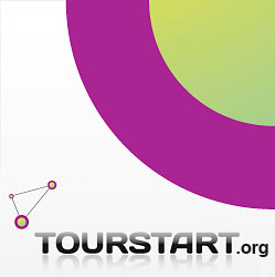 Tourstart logo with dot