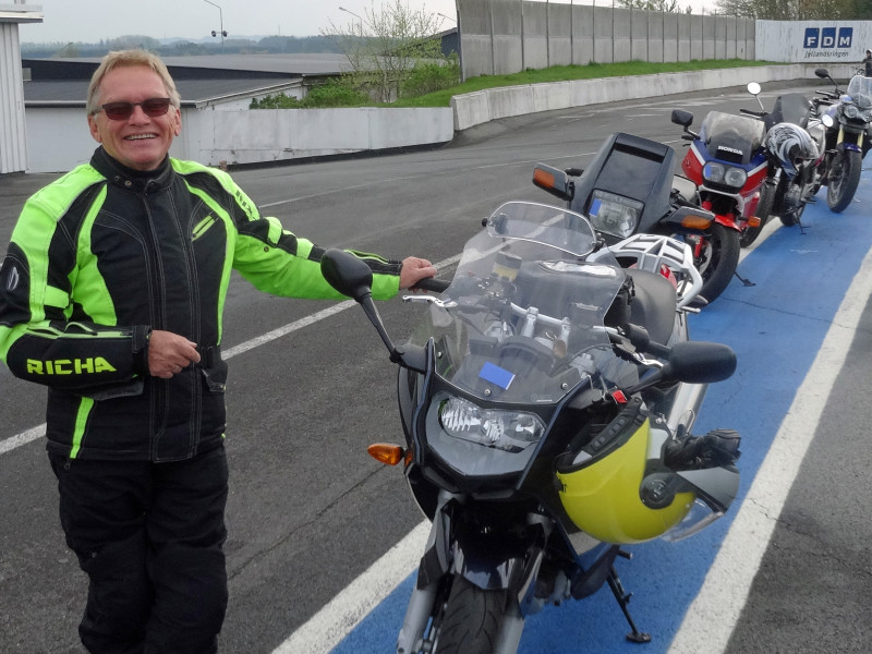 Jan Seide - Danish motorcyclist using Tourstart