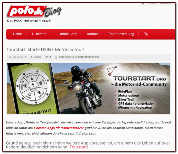 POLO Motorrad blog